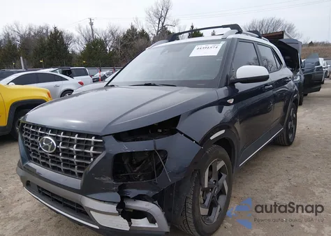 2021 Hyundai Venue Denim z USA, uszkodzony, nr VIN KMHRC8A37MU095432